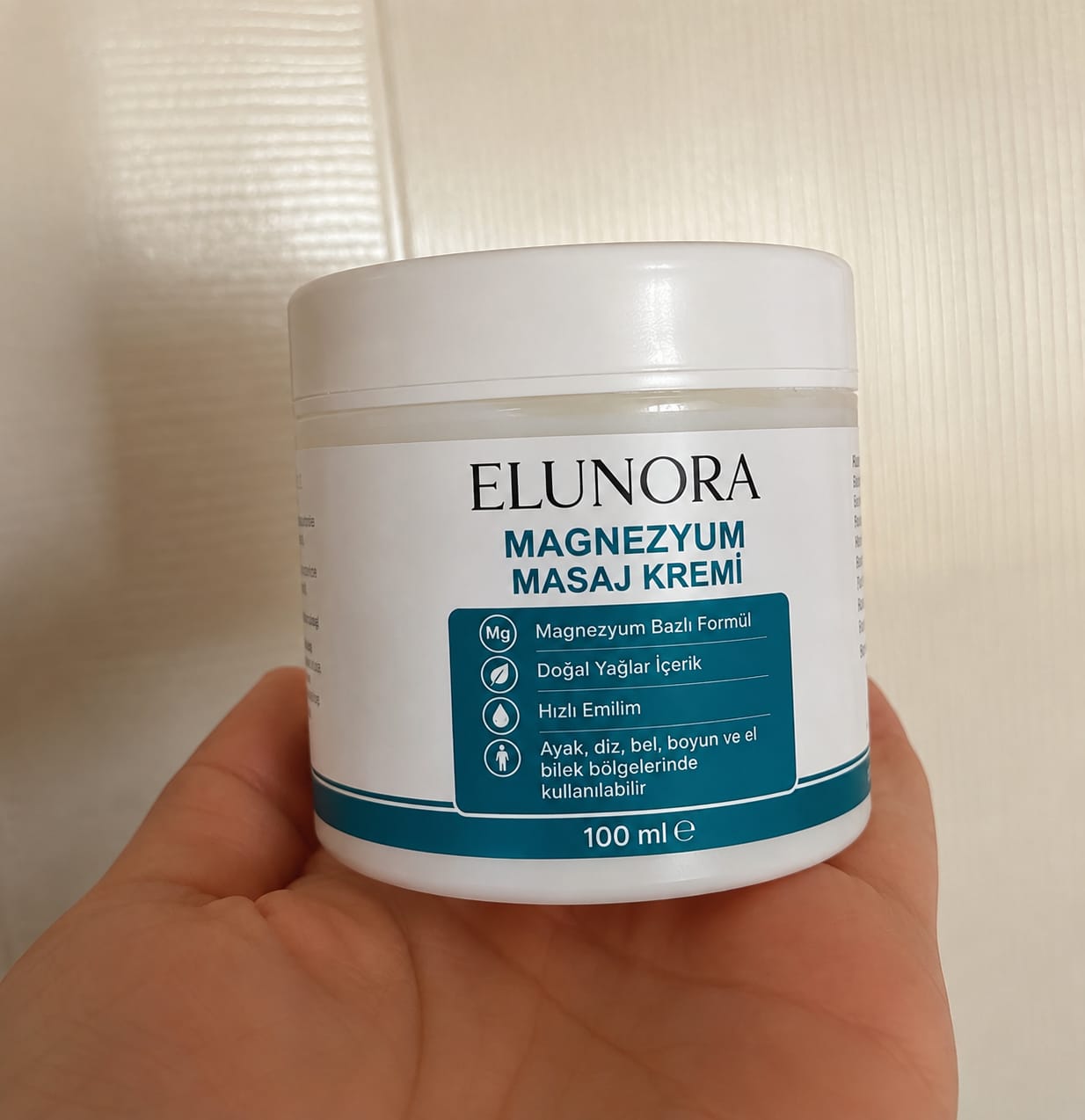 Customer photo review of Magnezyumlu Ağrı Rahatlatıcı Masaj Kremi