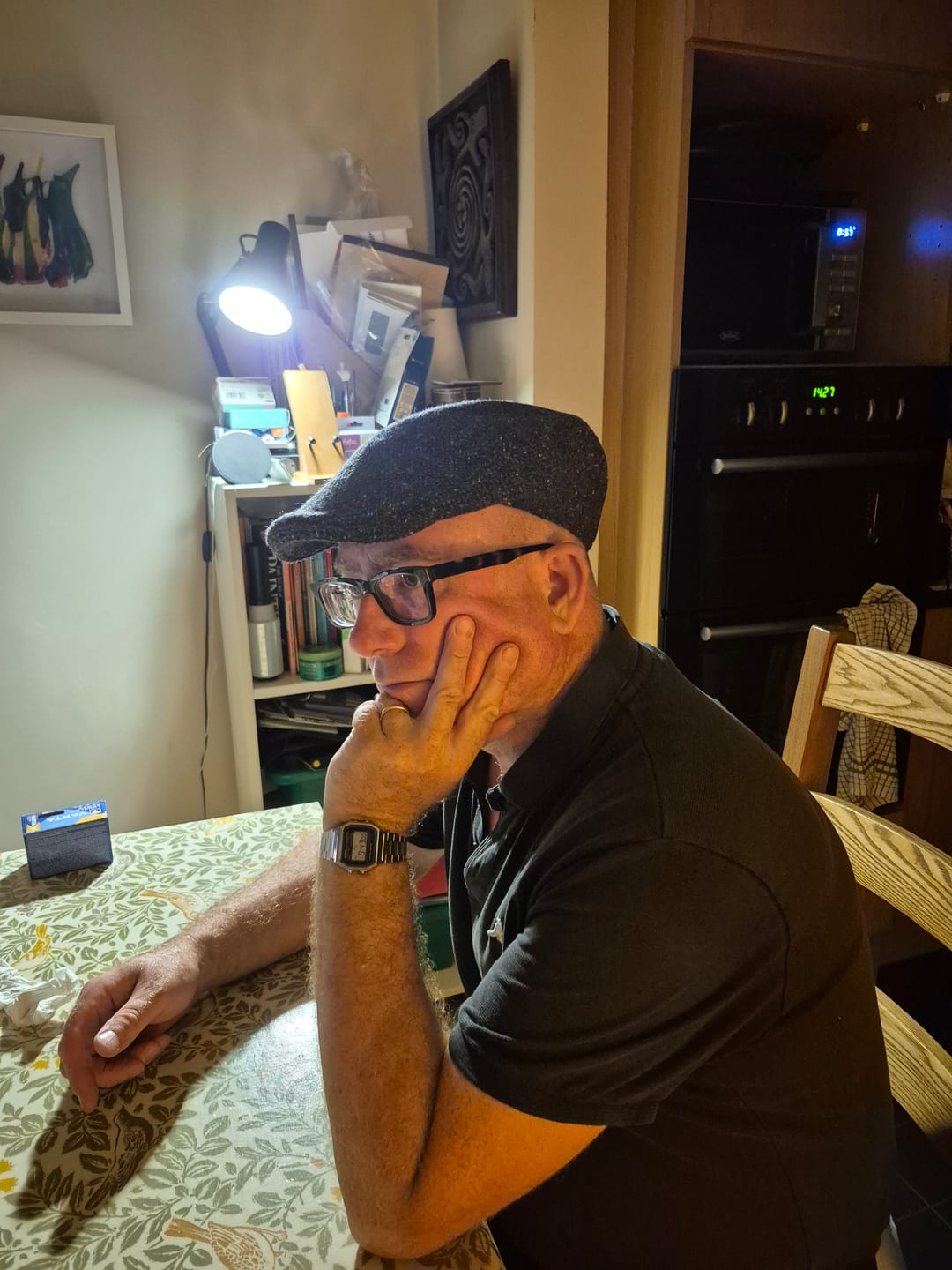 Customer photo review of Donegal Touring Cap Tweed