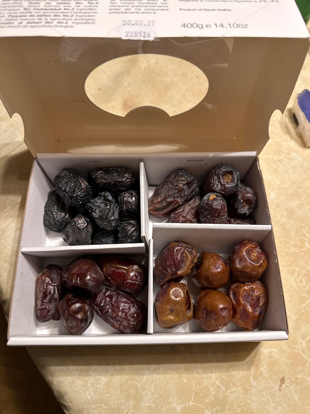 Customer photo review of Edles  Dattel Probierpaket No.2 Bio