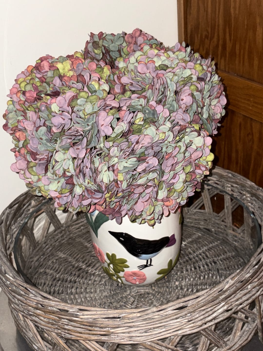 Customer photo review of Grote Zijden Hortensia - Paars