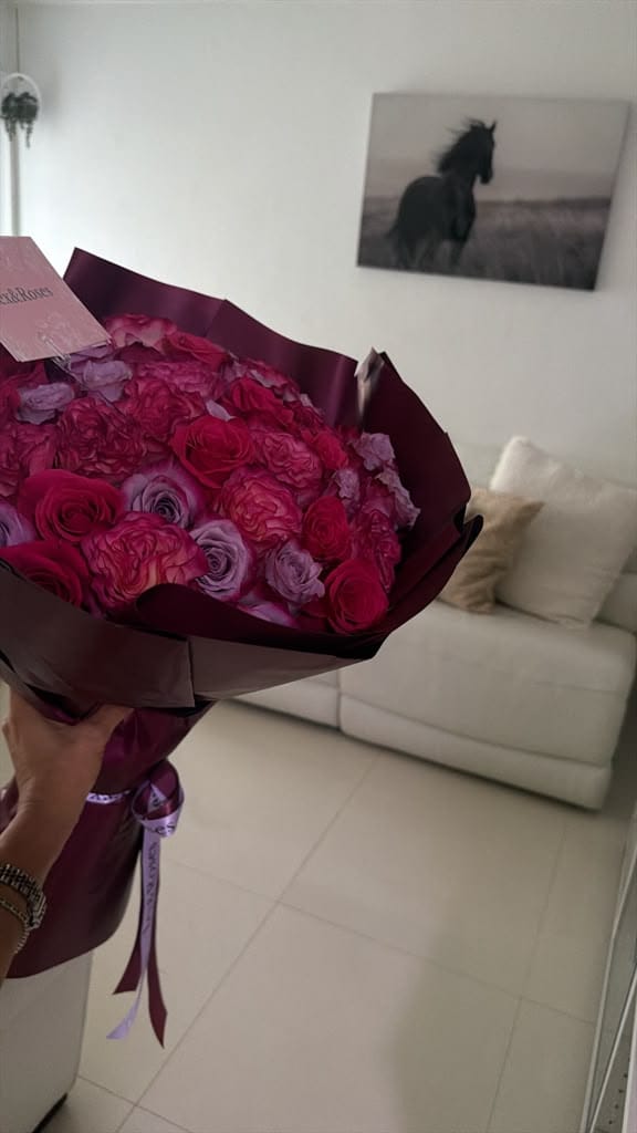 Customer photo review of Fuchsia Bouquet