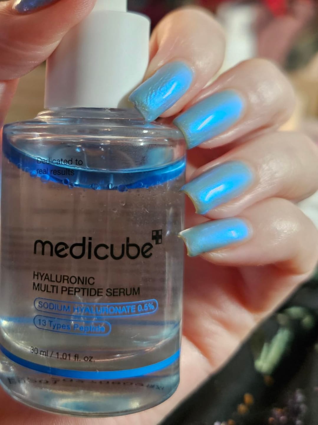 Customer photo review of Medicube - Hyaluronic Multi Peptide Serum