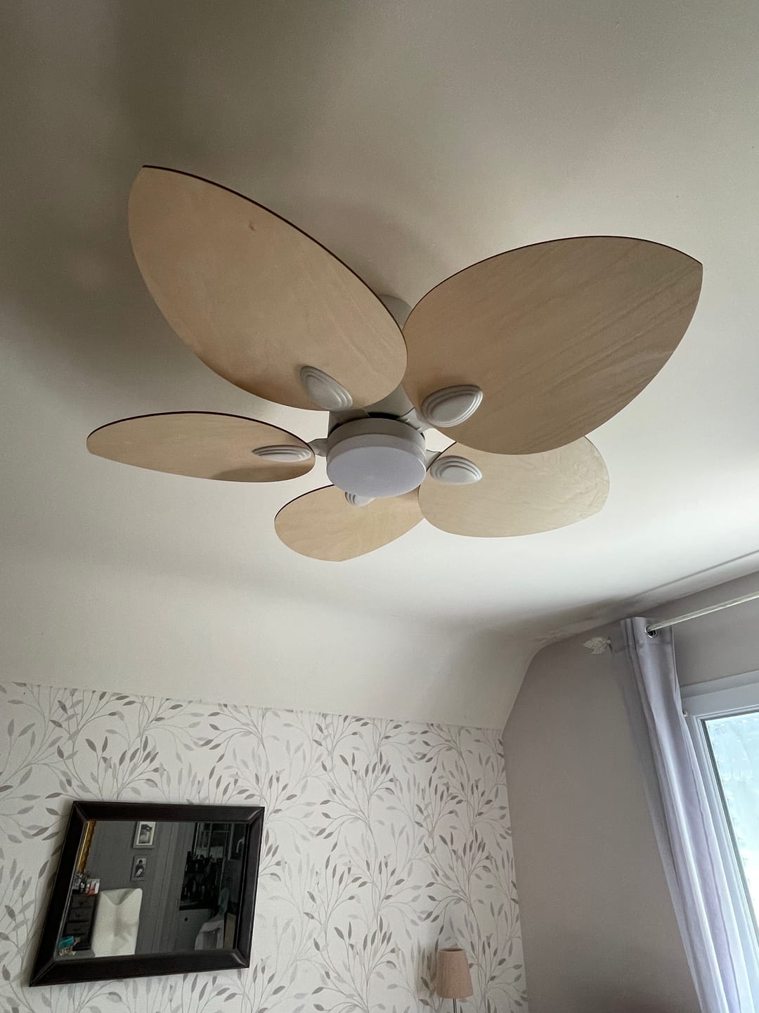 Customer photo review of Dahlia | Ventilateur de plafond