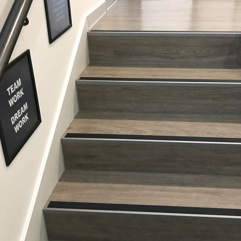Customer photo review of Non-Slip Stair Tread Insert 8mm Cut to Any Size