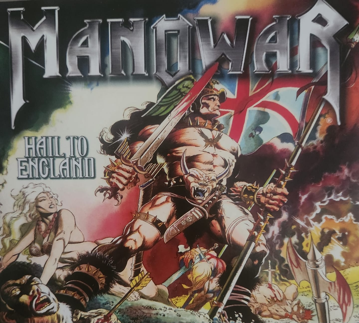 Customer photo review of Manowar CD Hail To England Silver Edition - Digipak