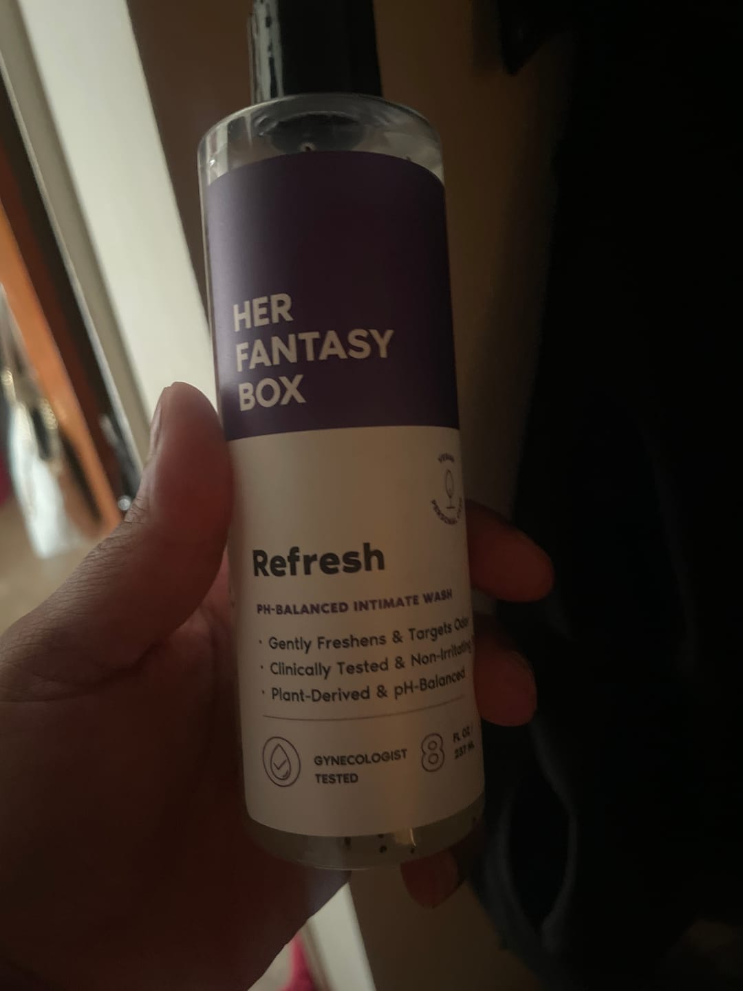 Customer photo review of Refresh Plant Based Intimate Body Wash for Women - pH Balancing
