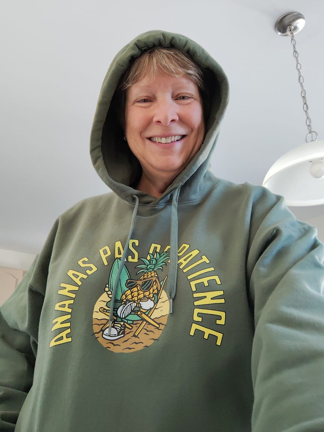 Customer photo review of Hoodie Ananas Patience