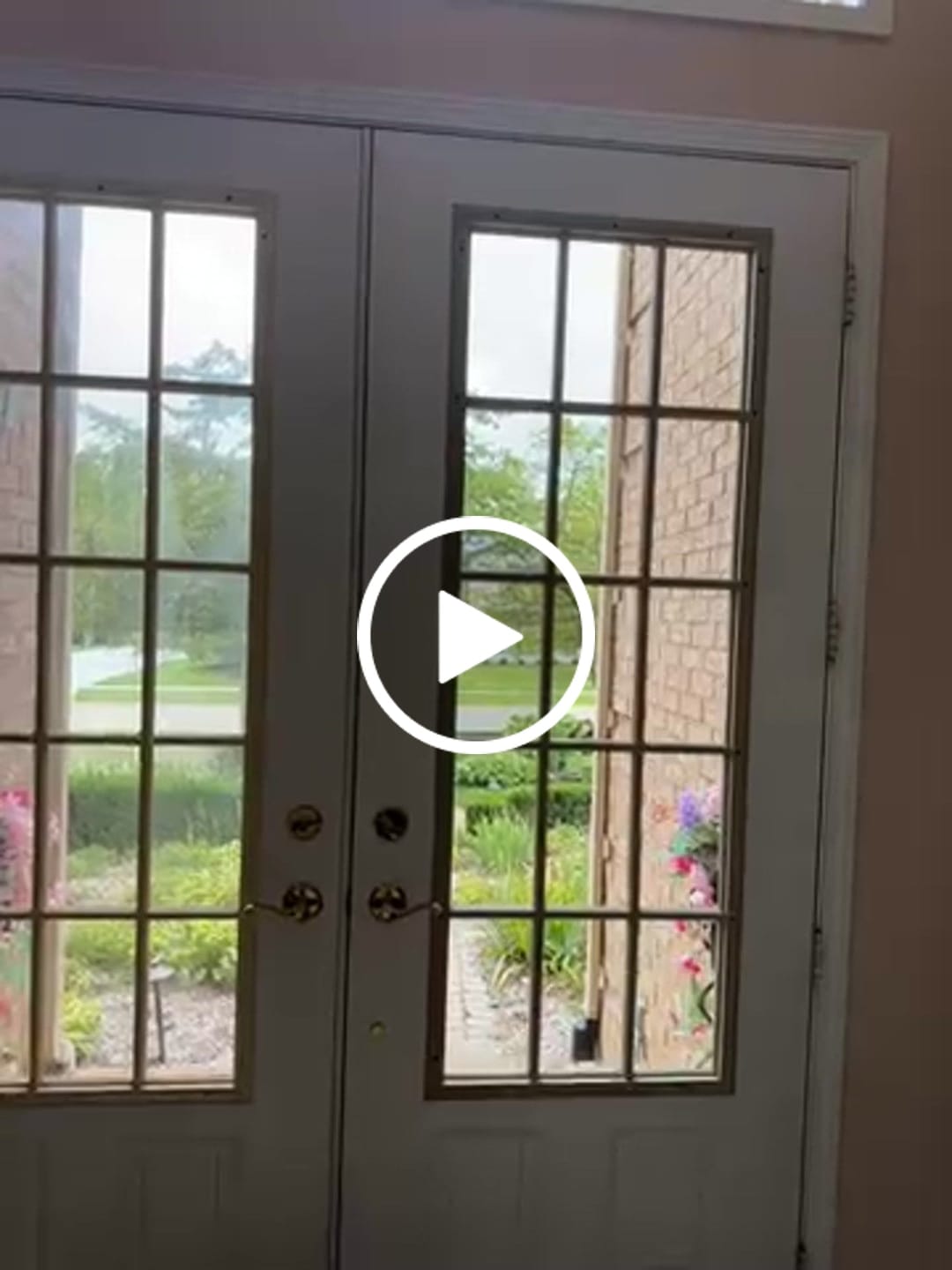 Customer video review of ODL Clear Low-E Door Glass - 15 Light External Grille - 24" x 66" Frame Kit
