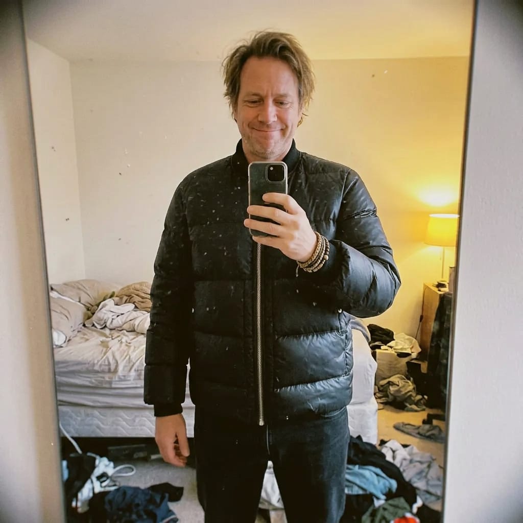 Customer photo review of Herren Winter Daunenjacke