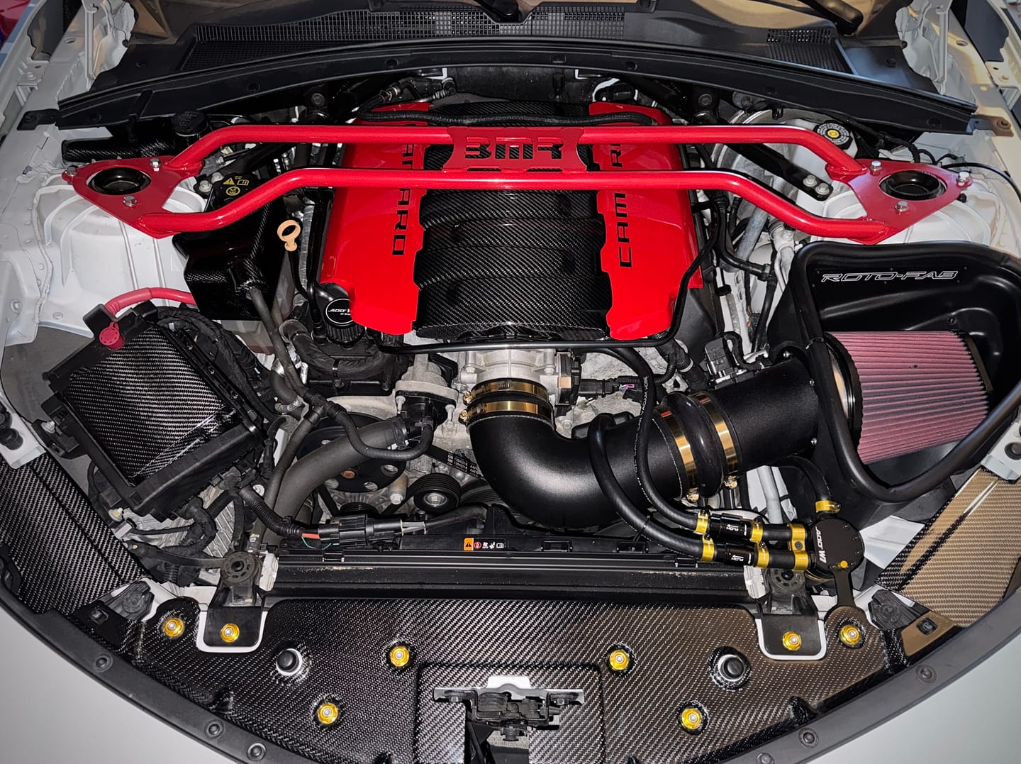 Customer photo review of Chevrolet Camaro SS LT1 Carbon Fiber Engine Cover Package 2016 - 2024