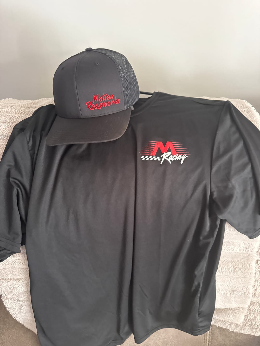 Customer photo review of Motion Racing Team Cooling Performance Summer Shirt
