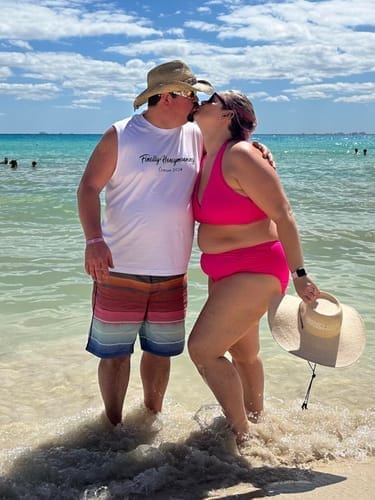 Customer photo review of Emoswim - Bauchweg Bademode Bedeckende High Waist Bikini-Sets