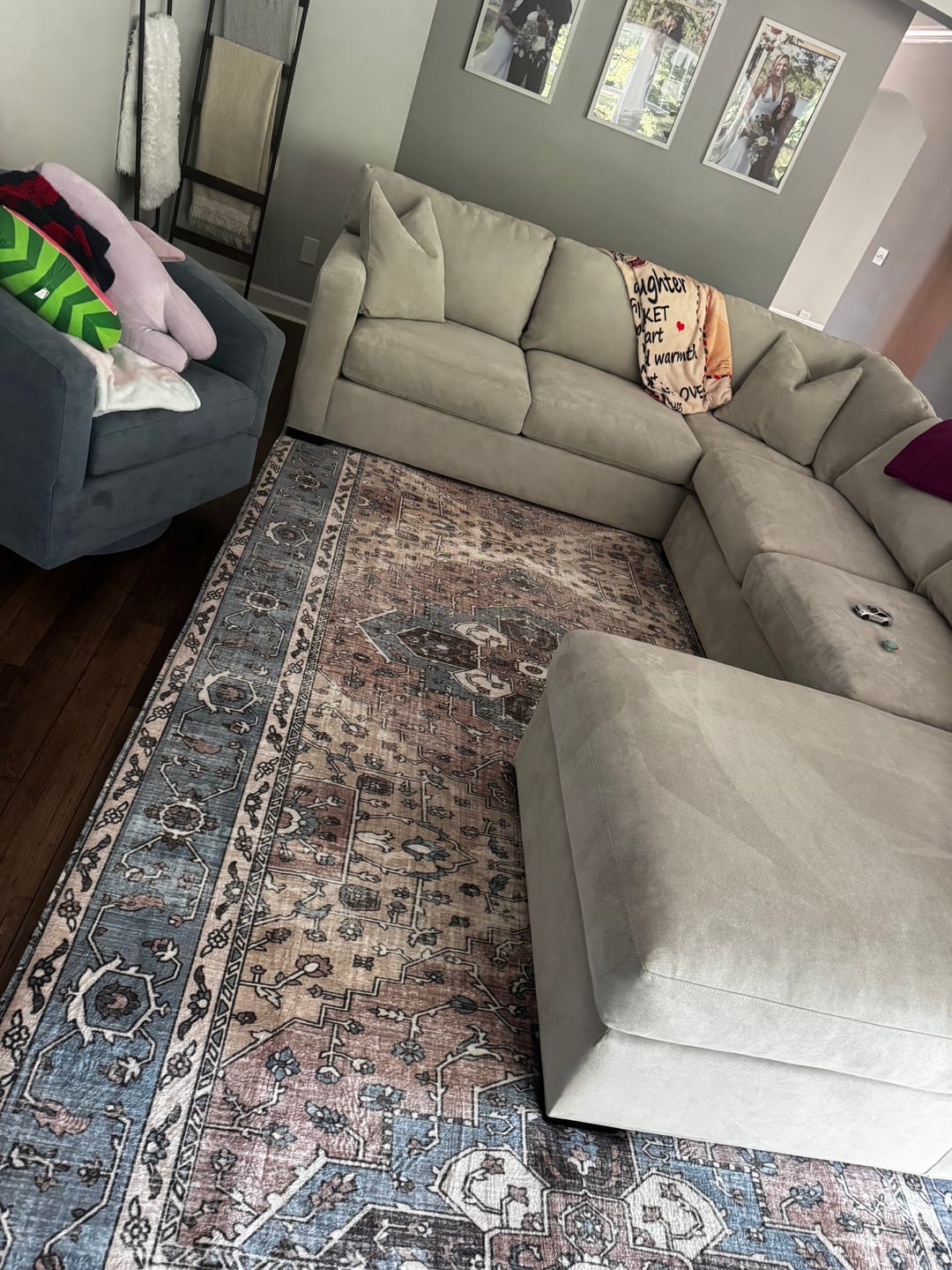 Customer photo review of Designer Relax Mat - 1.4" Thick Foam Base