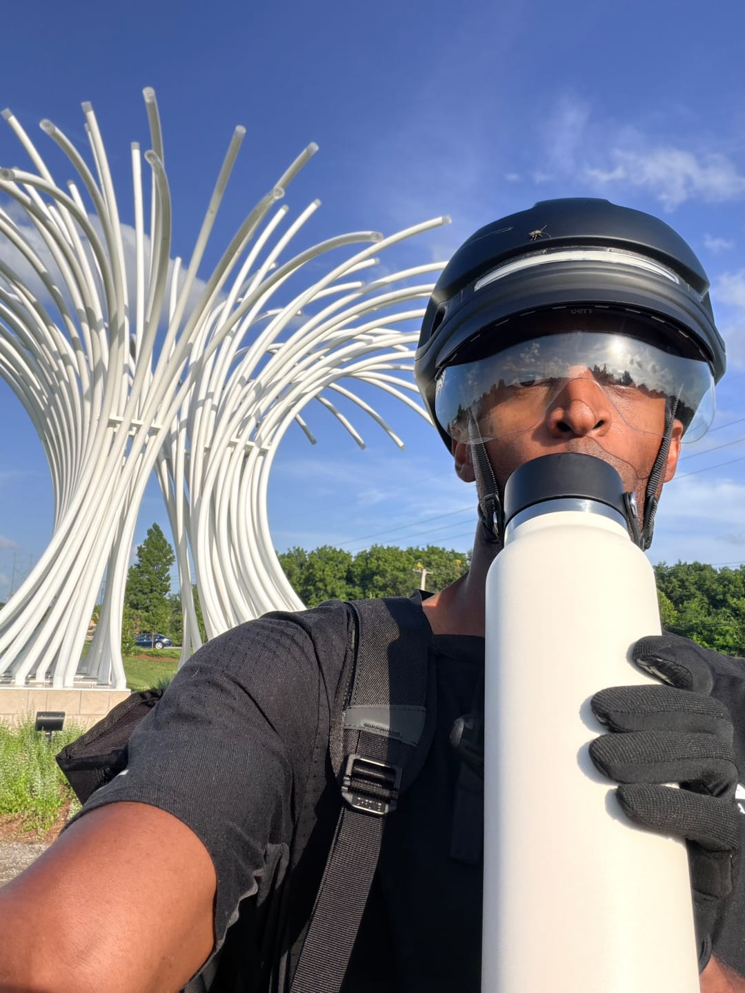 Customer photo review of Helmet Visor