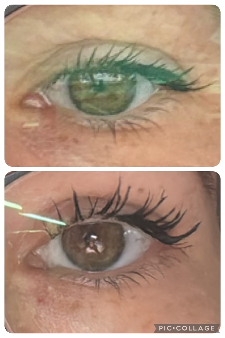 Customer photo review of Wimpernserum für Wachstum – Forbidden Essence für lange Wimpern