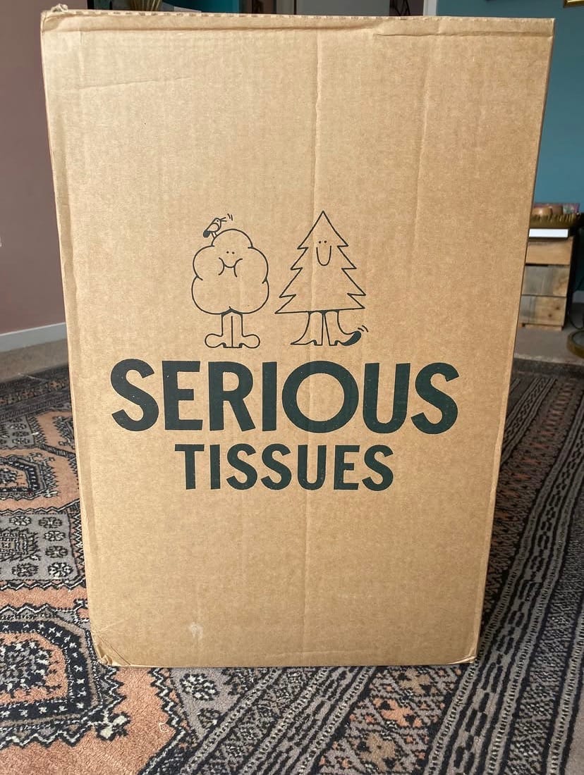 Customer photo review of 100% Recycled Toilet Paper