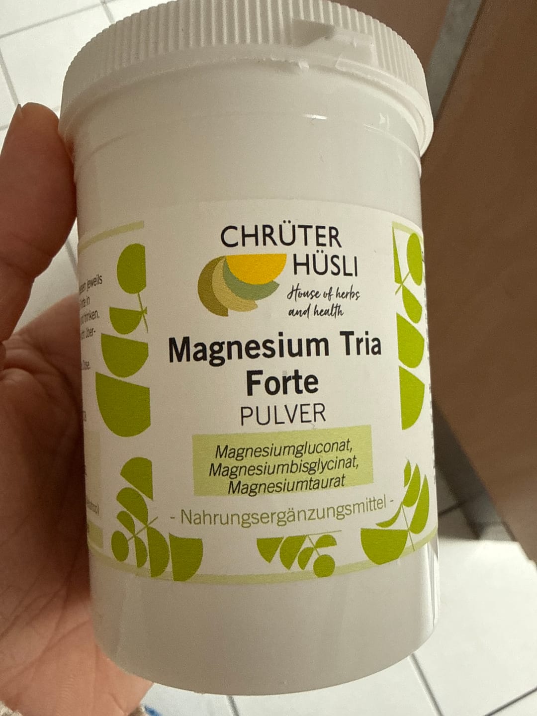 Customer photo review of Magnesium Tria Forte Pulver