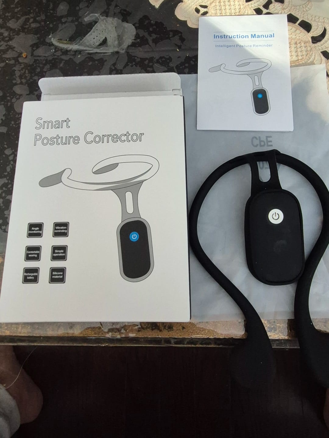 Customer photo review of Avenza Align™ Posture Trainer: Buzzes the Moment You Slouch