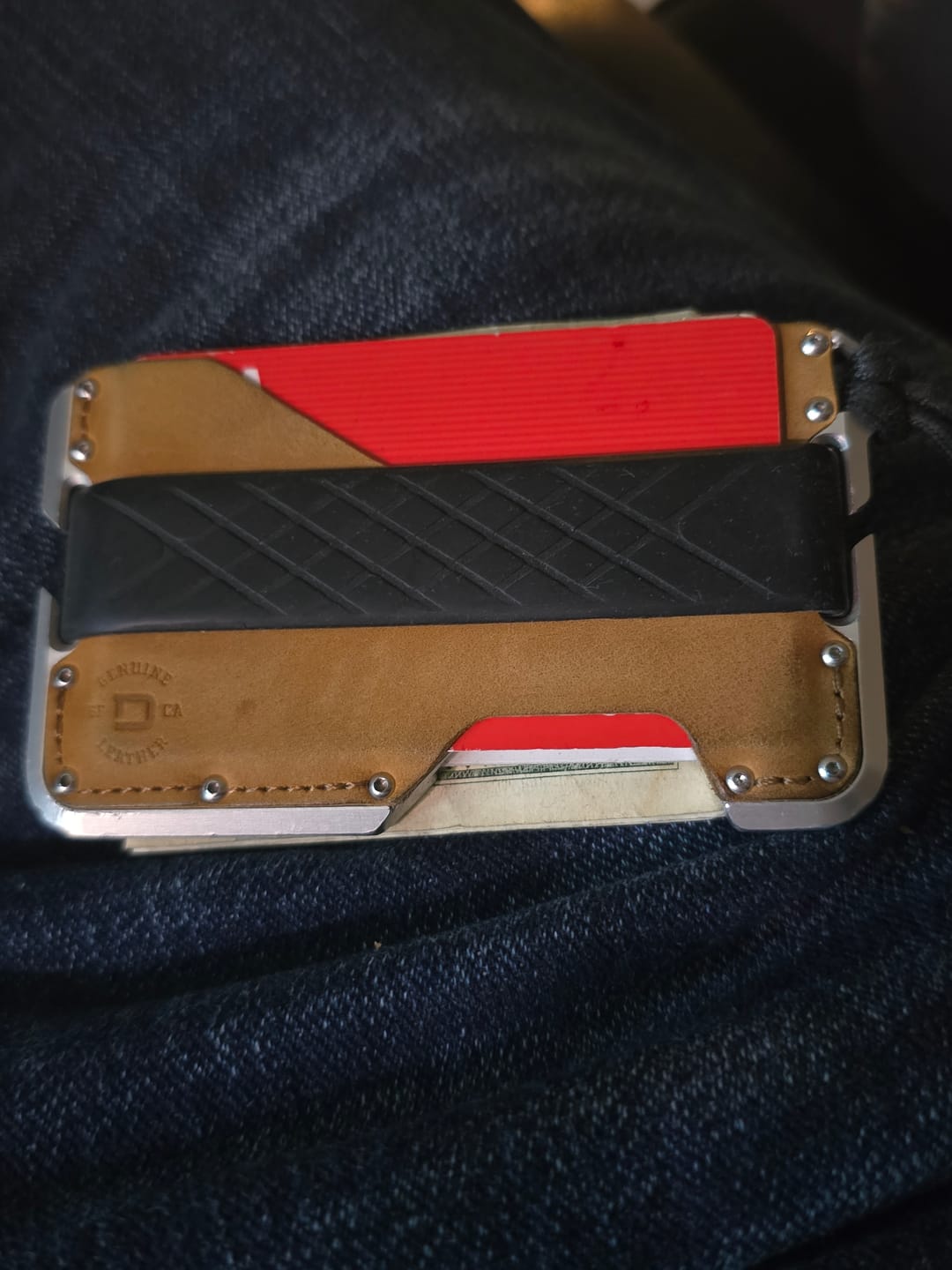 Customer photo review of Horizontal Leather Pockets (D/T-Series wallets)