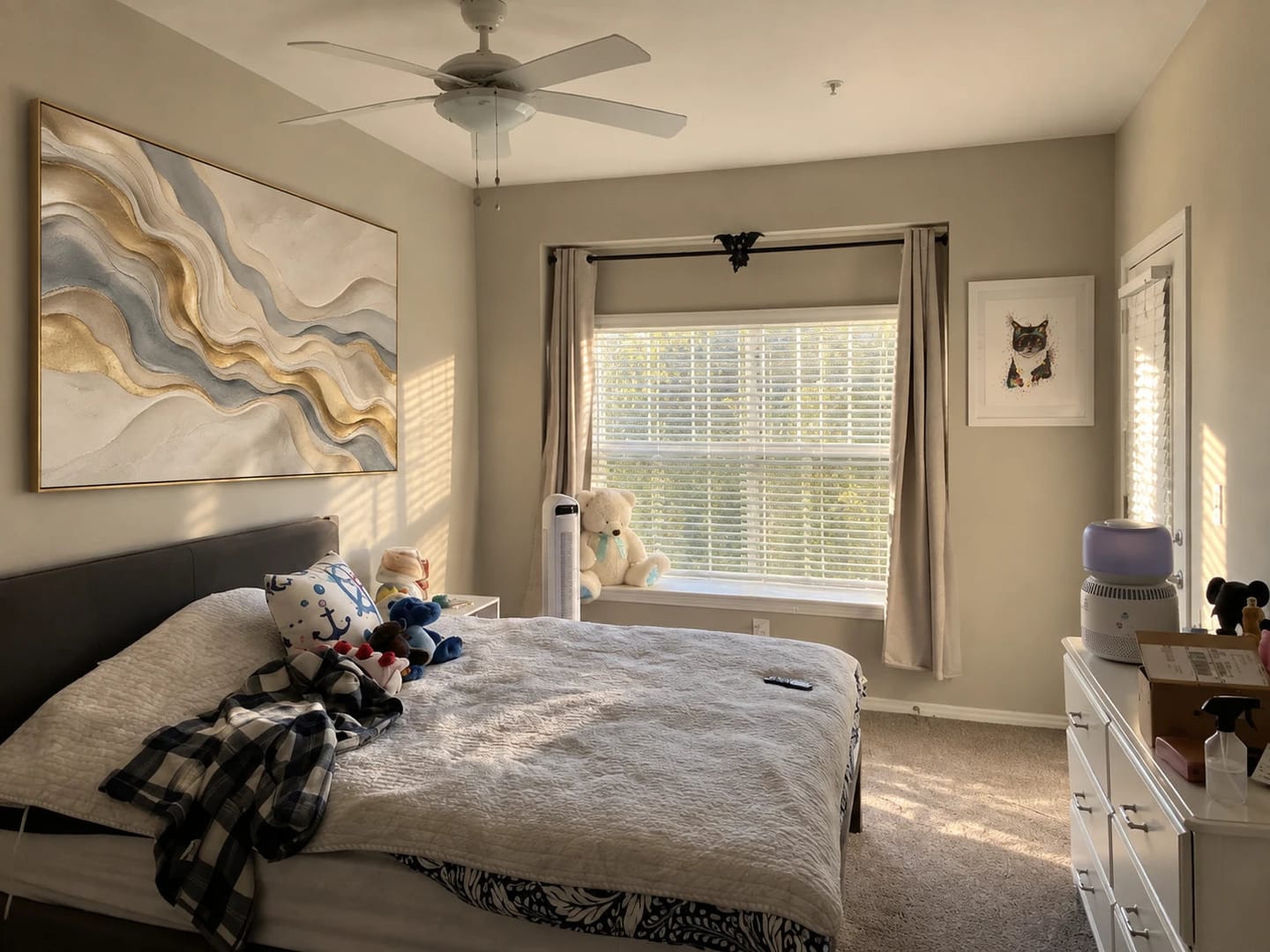 Customer photo review of Textured & Impasto Art｜Golden River Flow