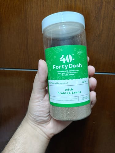 Customer photo review of قهوة بالبندق
