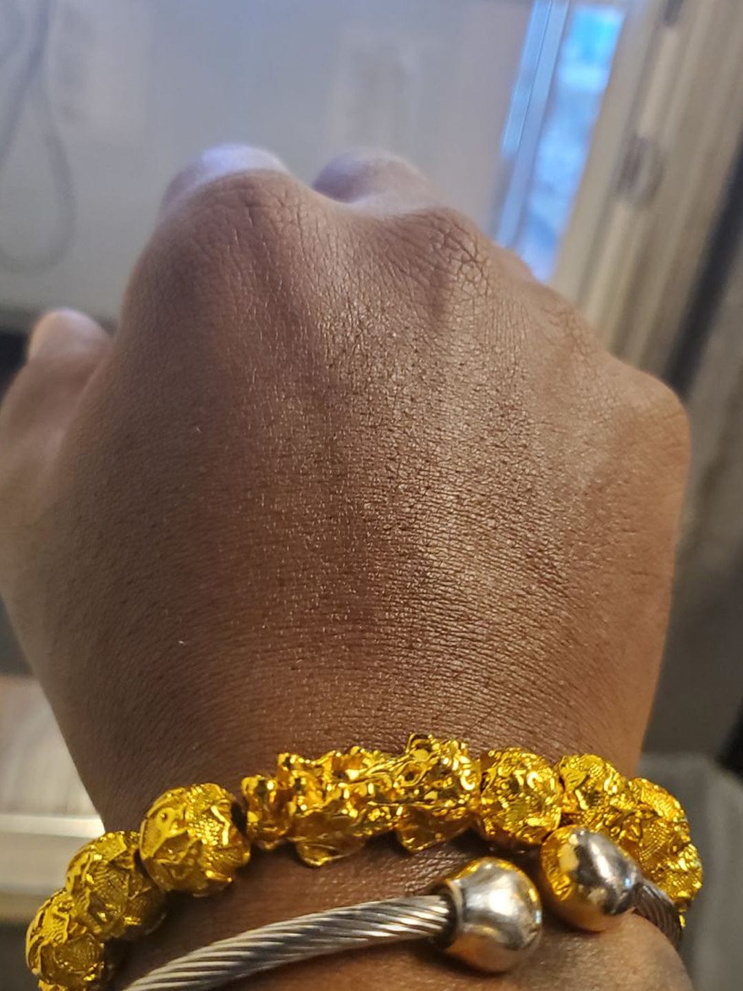 Customer photo review of The Golden Mandate Pixiu Bracelet - Free