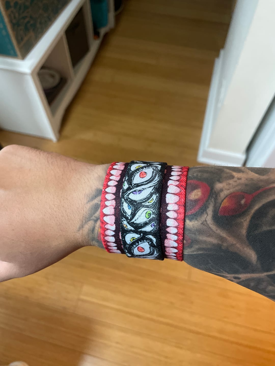 Customer photo review of Rainbow Eyes Bracelet
