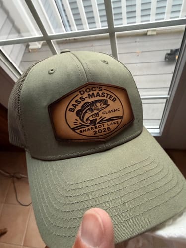 Customer photo review of Richardson 112 Custom Leather Patch Hats