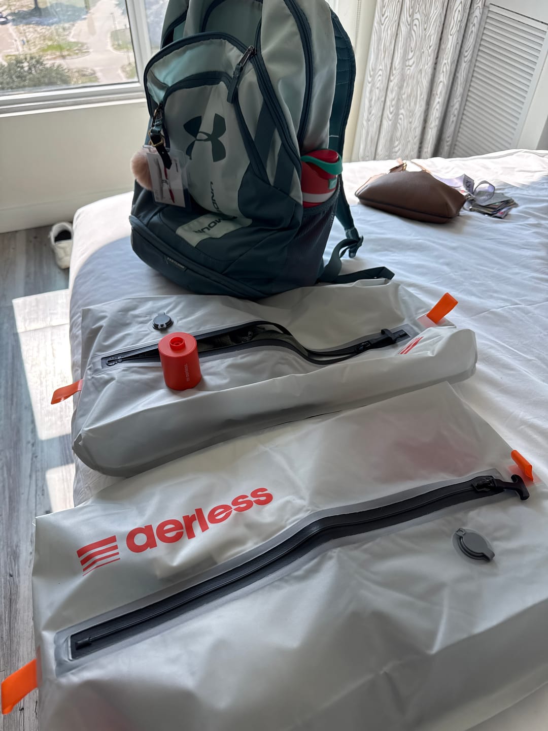 Customer photo review of 6 Vacuum Bag Kit + 2 FREE Luggage Tags - Vacuum Bag