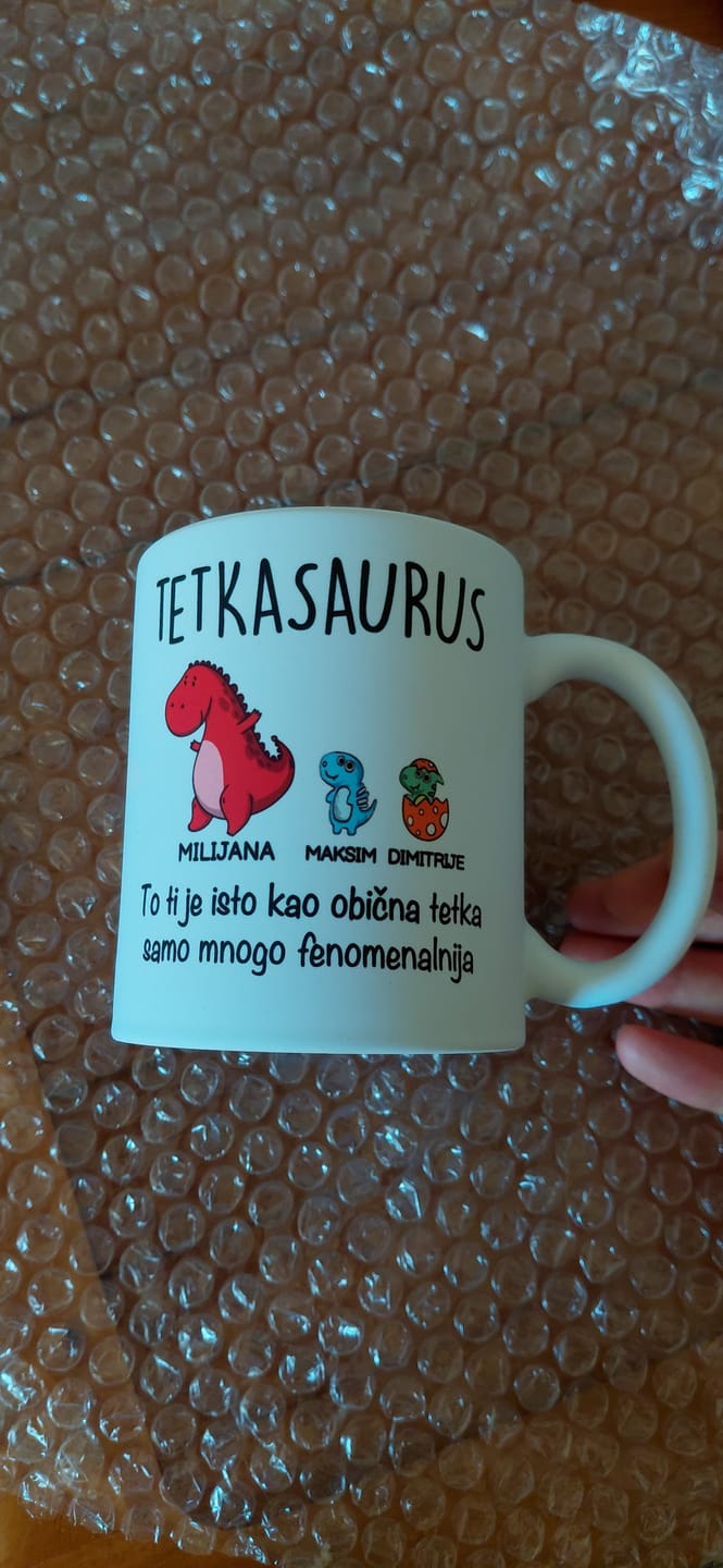 Customer photo review of Tetkasaurus šoljica