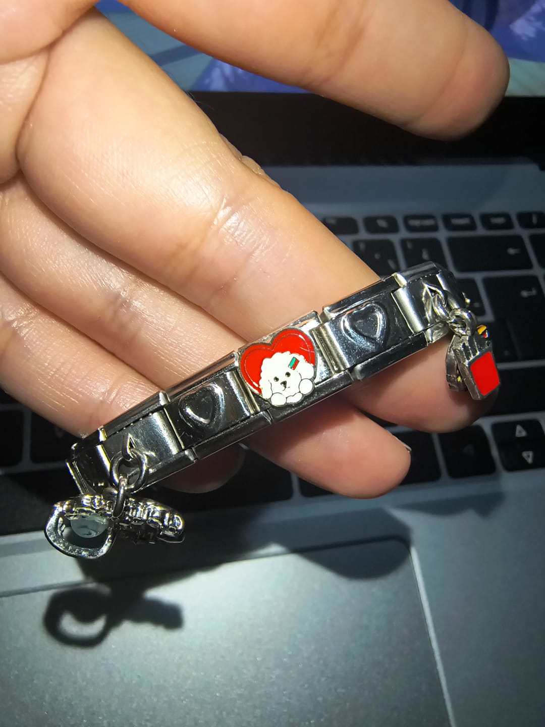 Customer photo review of Charm Poodle Rojo