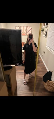 Customer photo review of Emoswim - Weißer einfarbiger langer Sonnenschutz-Cardigan Cover-Up