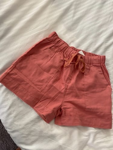 Customer photo review of Emoswim - Damen Shorts mit Kordelzug Sommer Elastischer Bund Casual Leichtgewichtig mit Taschen
