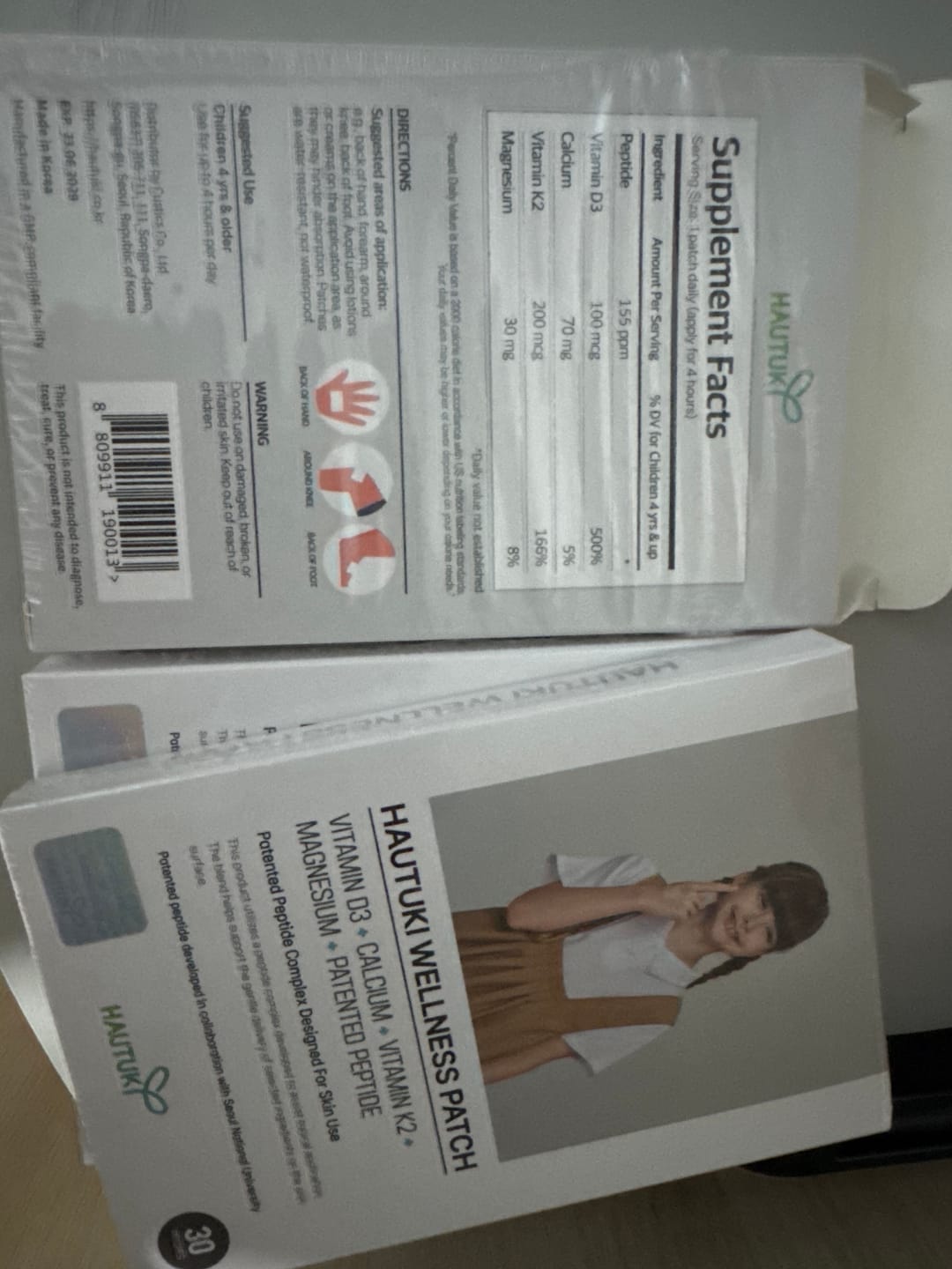 Customer photo review of HAUTUKI Wellness Patch
