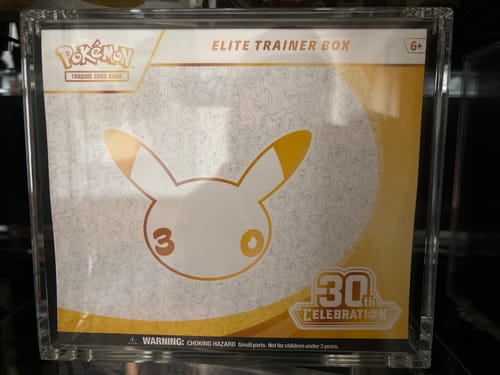 Customer photo review of Elite Trainer Box Display Case Qware