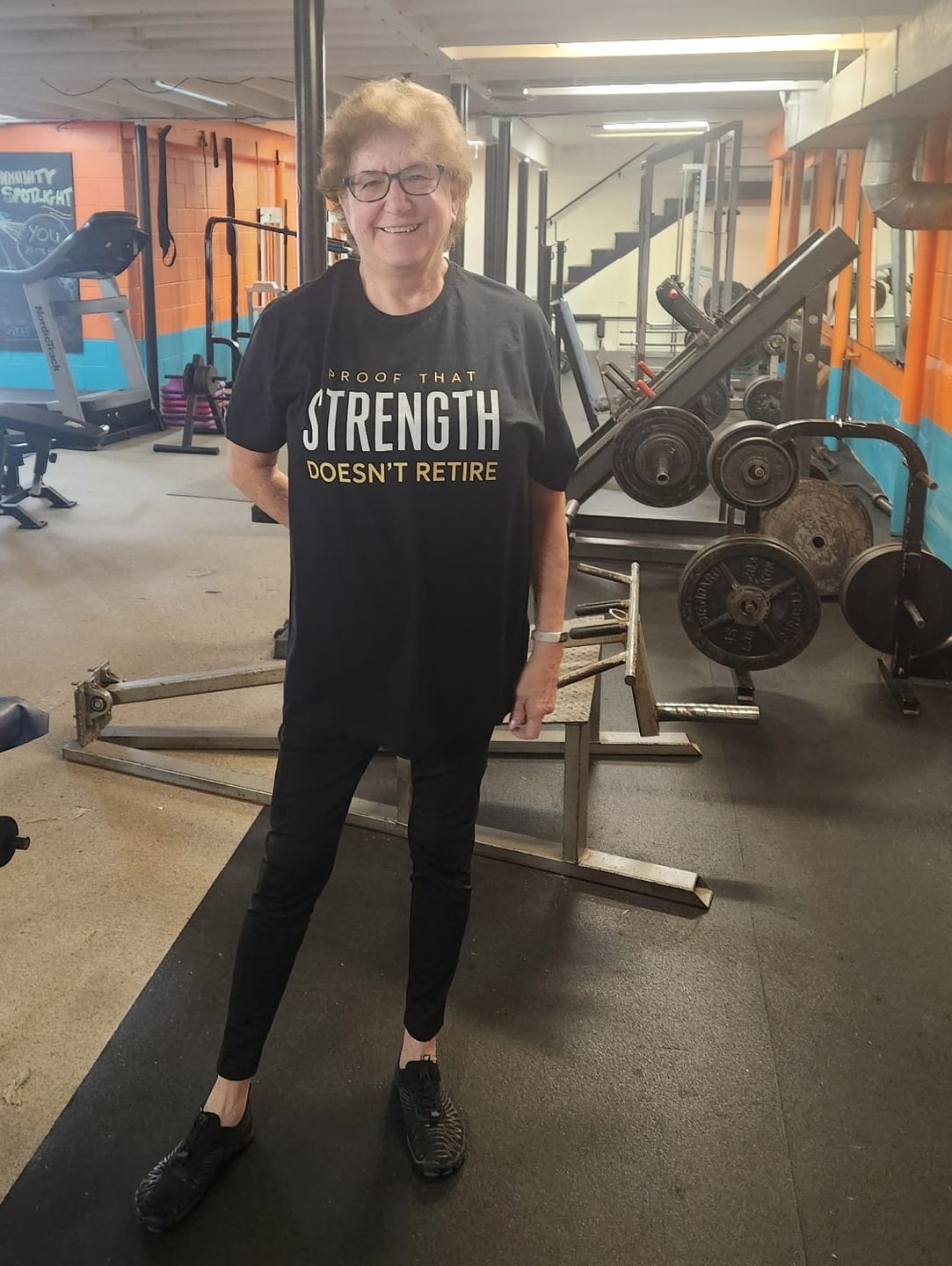 Customer photo review of Never Retires T-Shirt