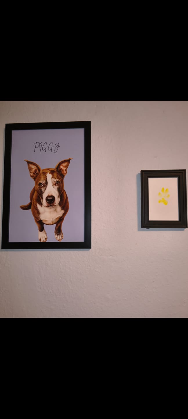 Customer photo review of Hand Drawn Portrait - Personalized Poster