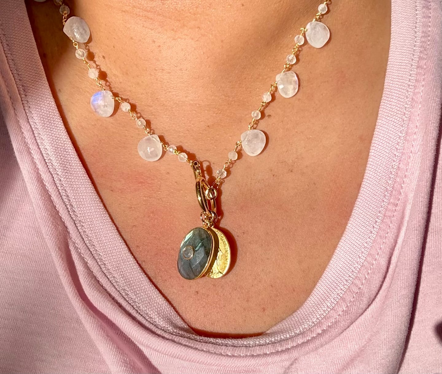 Customer photo review of Collier Jardin d'Hiver