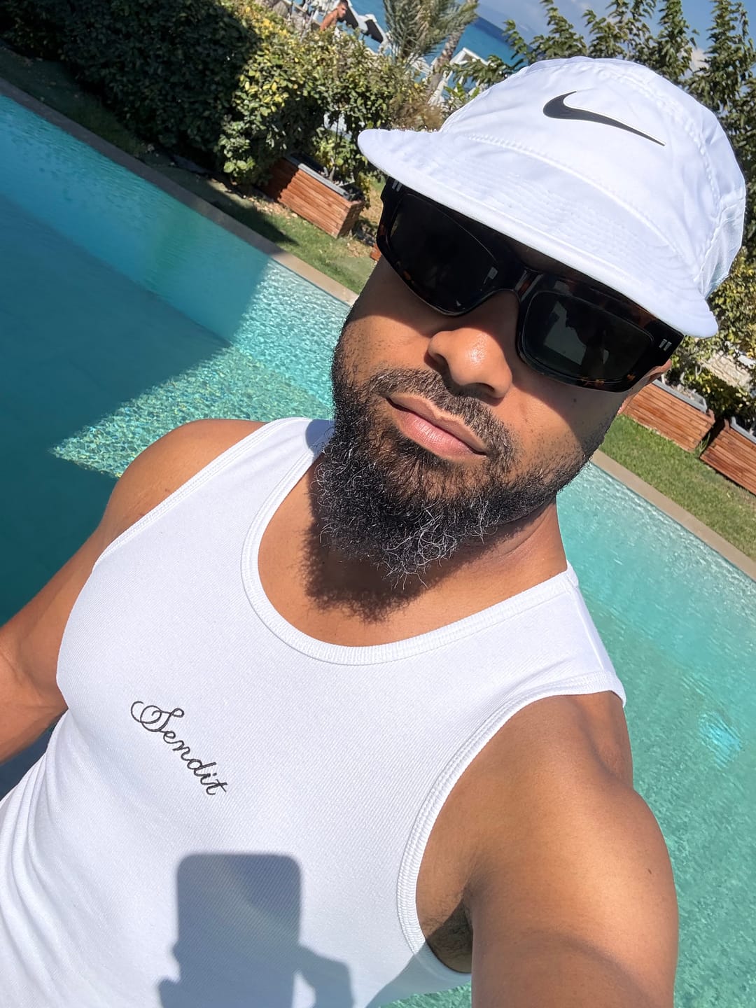 Customer photo review of Muscle Vest Pure White