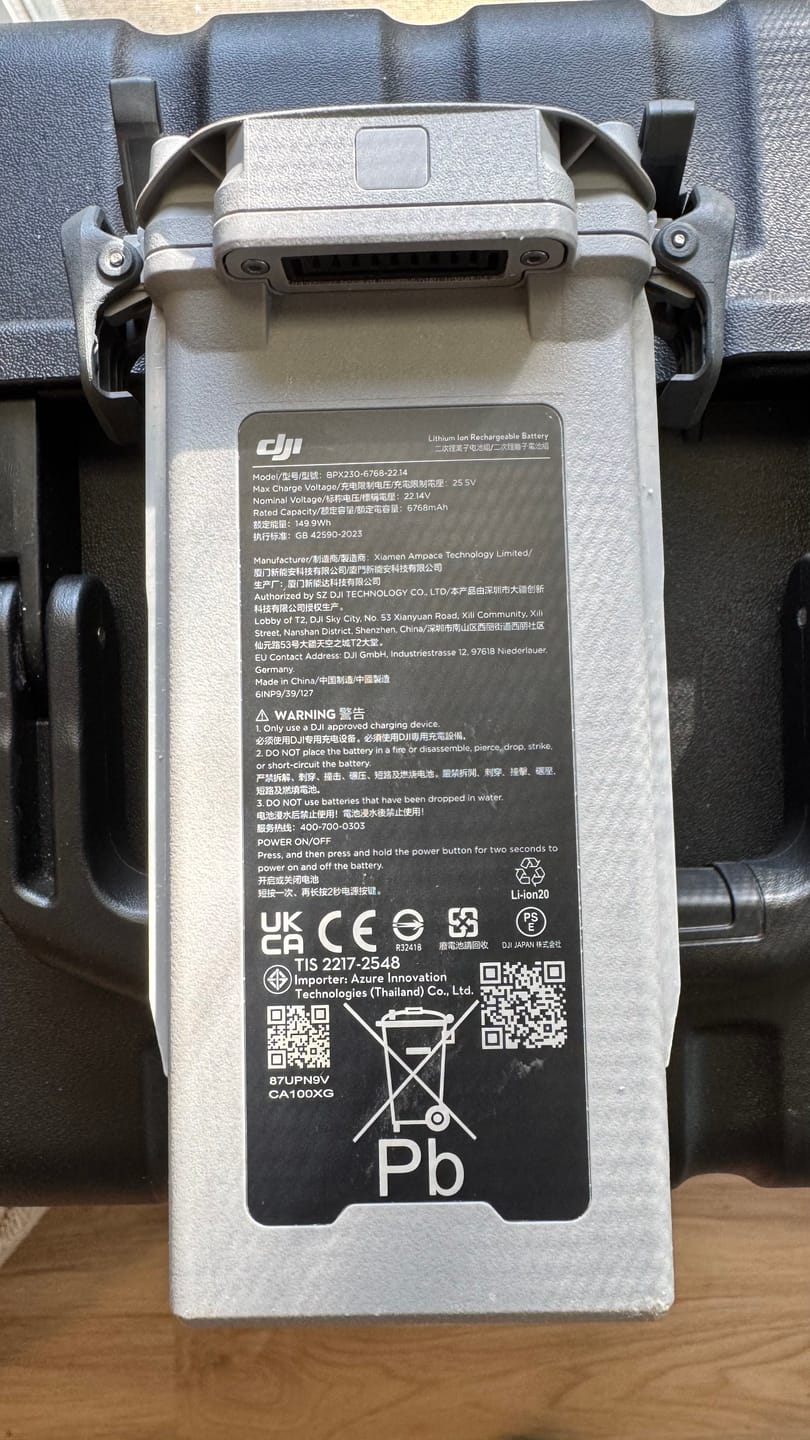 Customer photo review of DJI Matrice 4D Series Battery