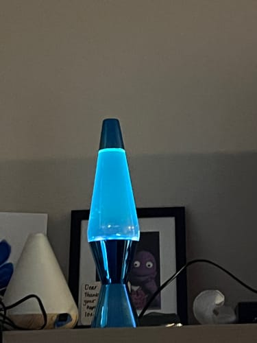 Customer photo review of Blue Lava Lamp