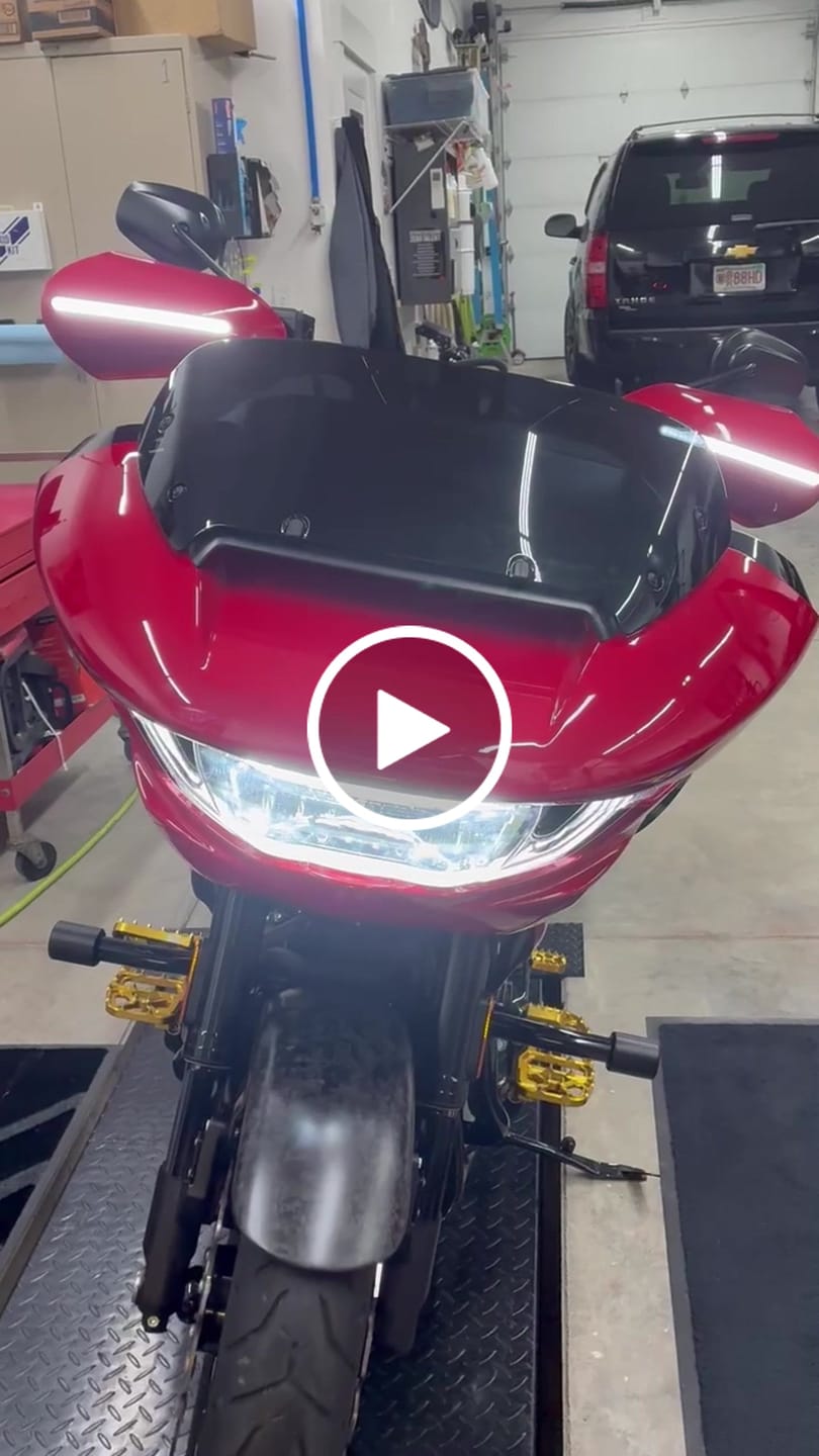 Customer video review of Mocardine Multiple Colors LED Handguards Fits 1993 -2026 Touring Models