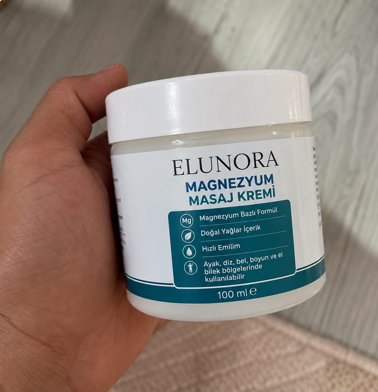 Customer photo review of Magnezyumlu Ağrı Rahatlatıcı Masaj Kremi