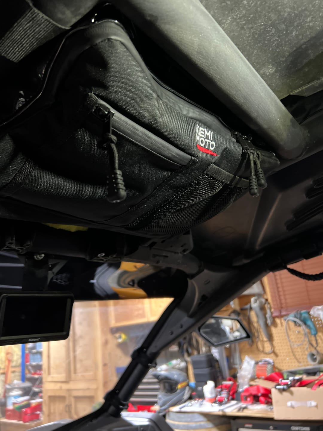 Customer photo review of Overhead Roof Storage Bag for Can Am Maverick X3 Max RS DS Turbo R