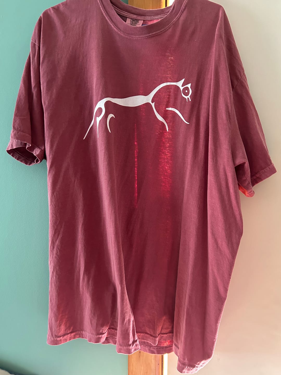 Customer photo review of Uffington White Horse Premium Tee