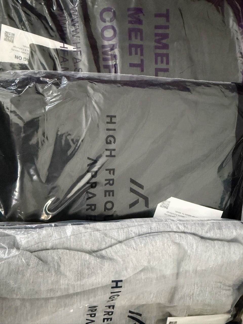 Customer photo review of Unisex Wide Leg Sweatpants With Adjustable Cuffs