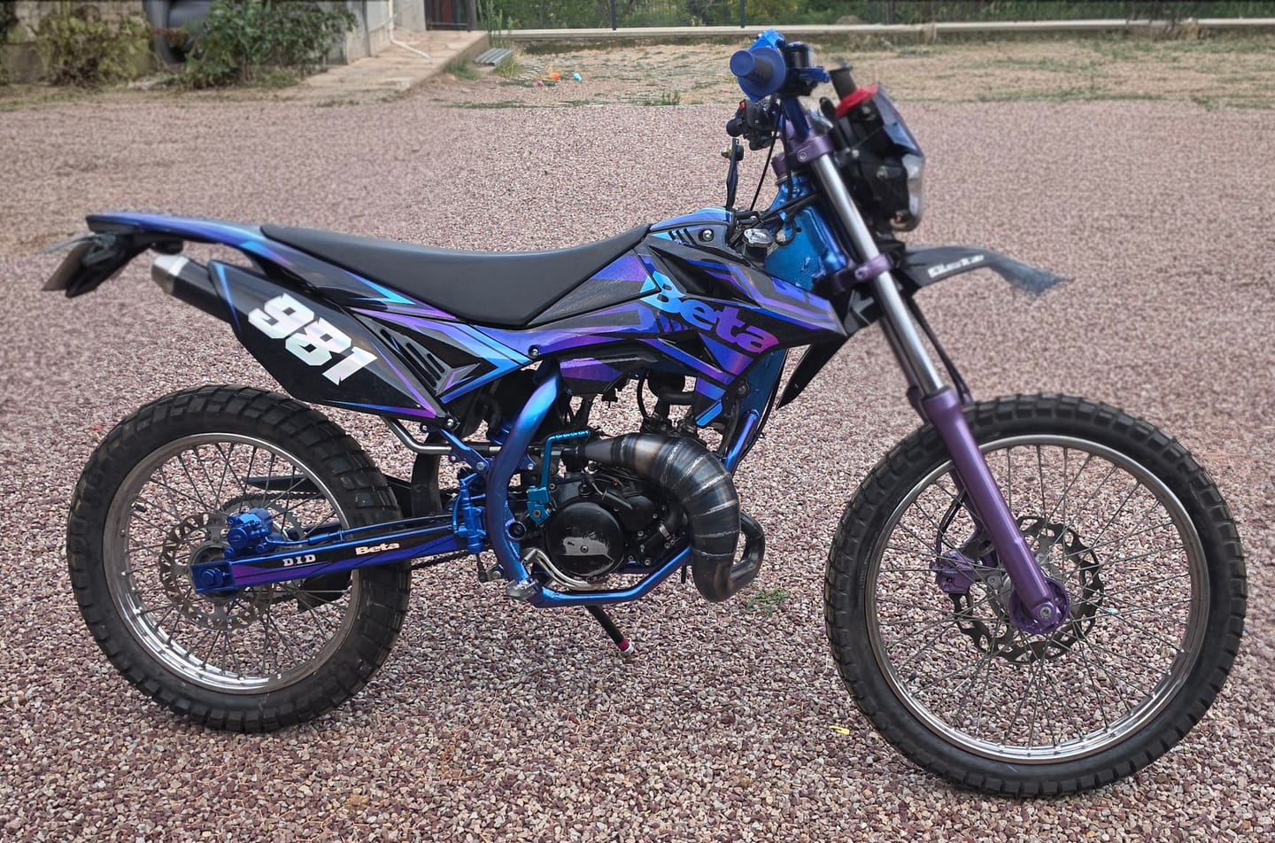 Customer photo review of Kit Déco BETA 50 RR 2011-2020 - BLUE PURPLE