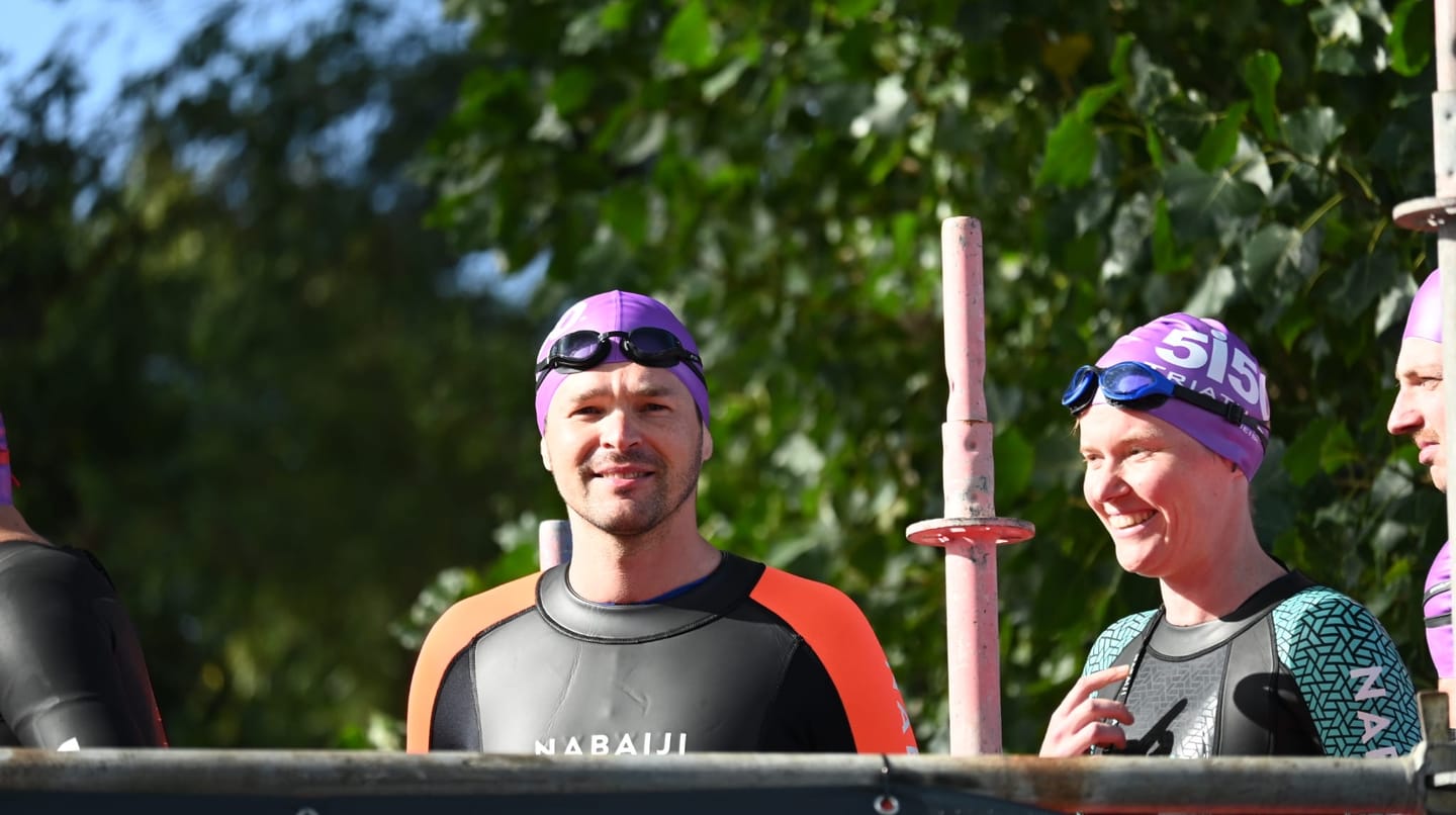 Customer photo review of NanoClear™ Strike Swim Goggles Smoke - (Black)