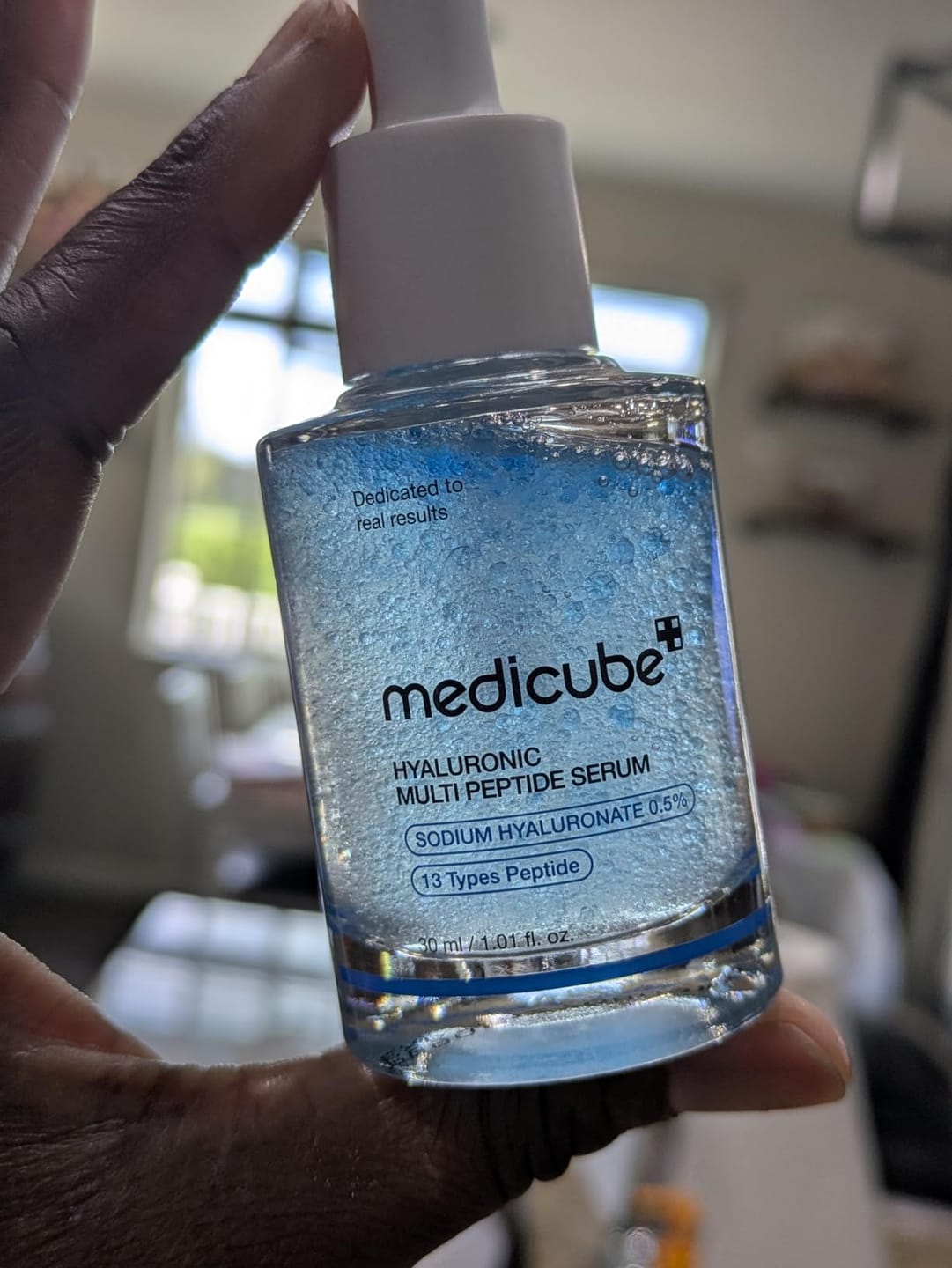 Customer photo review of Medicube - Hyaluronic Multi Peptide Serum