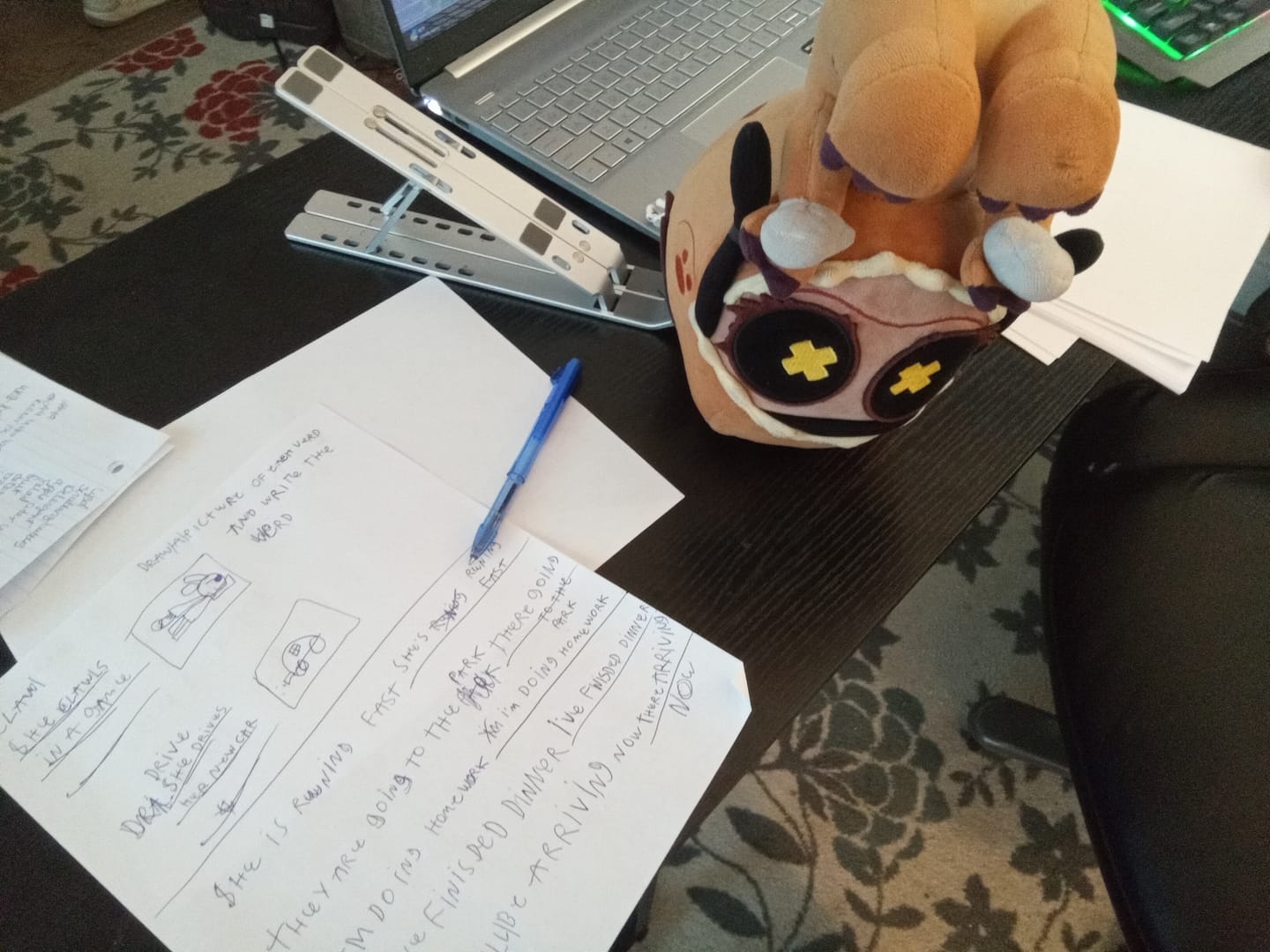 Customer photo review of Cyn T-Rex Plush